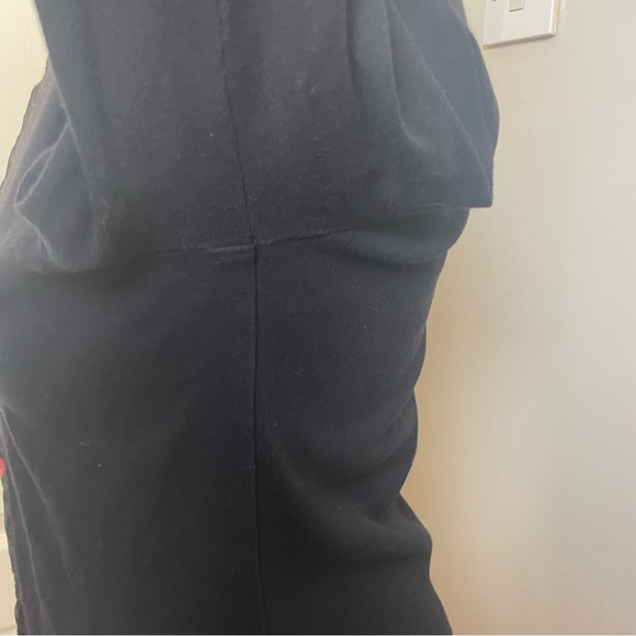 dorothy perkins Size 14 floral cardigan black long sleeves vintage y2k Red Trim - Picture 4 of 15